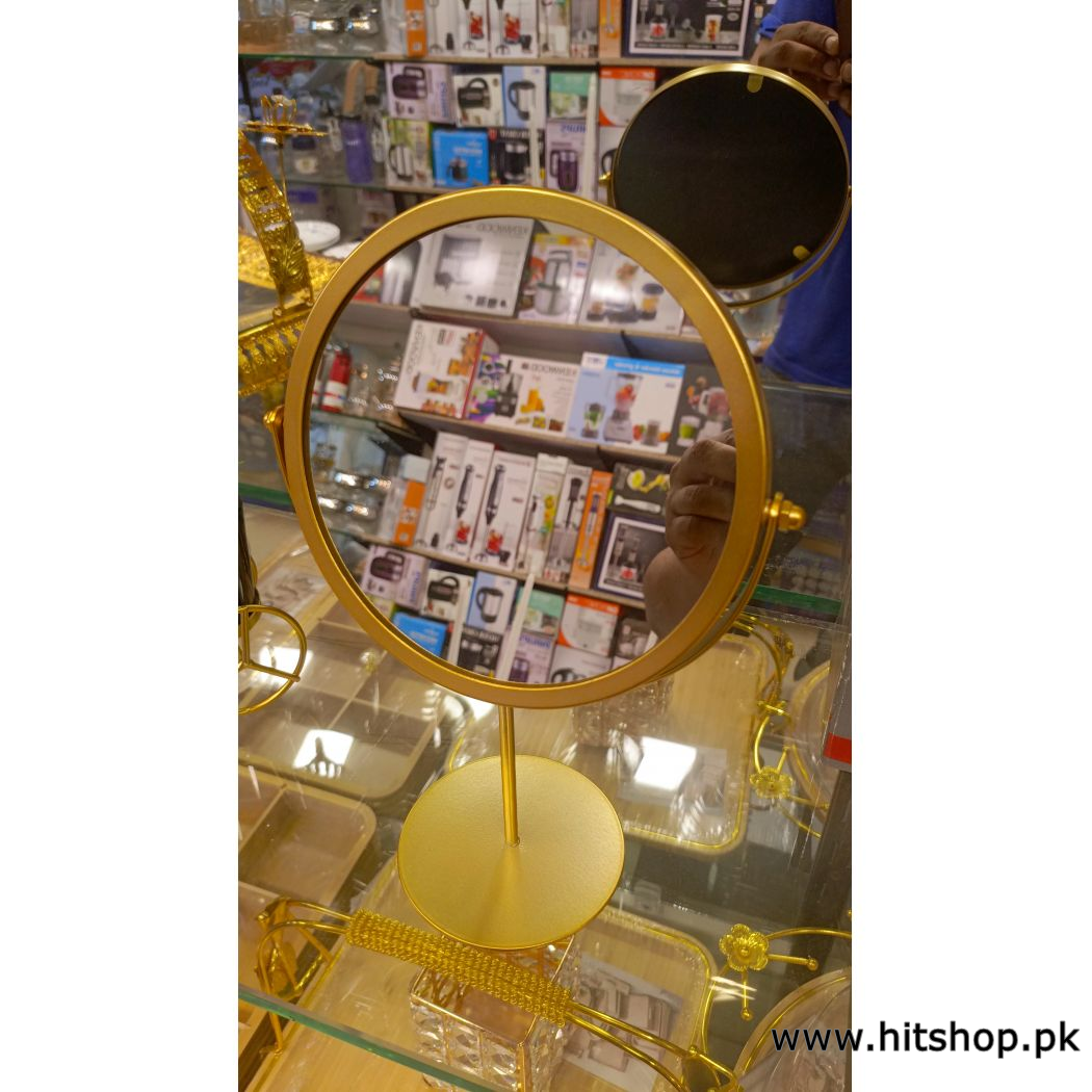 Golden Desktop Makeup Vanity Mirror